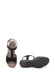 Jana Shoes Sandale wedge de piele intoarsa decorate cu nituri Femei