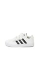 adidas Performance Pantofi sport de piele ecologica, cu velcro Court Fete