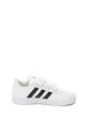 adidas Performance Pantofi sport de piele ecologica, cu velcro Court Baieti