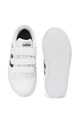 adidas Performance Pantofi sport de piele ecologica, cu velcro Court Baieti