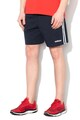 adidas Performance Pantaloni sport tip bermude cu imprimeu logo, pentru fitness Barbati