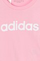 adidas Performance YG E logómintás lenvászon póló Lány