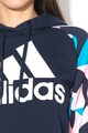 adidas Performance Crop kapucnis pulóver logómintával női