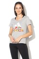 adidas Performance Tricou cu imprimeu floral si logo Femei