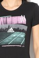 adidas Performance Tricou cu imprimeu grafic si logo Femei