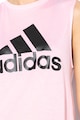 adidas Performance Top cu logo cauciucat, pentru fitness Bos Femei