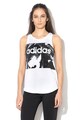 adidas Performance Top cu logo, pentru fitness Femei