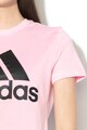 adidas Performance Tricou cu imprimeu logo pentru fitness Bos Femei