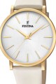 Festina Часовник с кожена каишка Жени