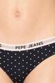 Pepe Jeans London Set de chiloti cu model Lily - 3 perechi Femei