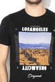 Jack & Jones Suburban grafikai mintás és feliratos póló férfi