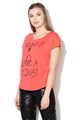 Only Play Tricou cu imprimeu text, pentru fitness Saffron Femei