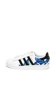 adidas Originals Superstar bőrsneaker hímzett szegélyekkel női