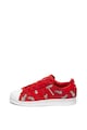 adidas Originals Pantofi sport de piele nabuc cu broderii ananas Superstar Femei