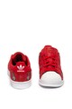 adidas Originals Pantofi sport de piele nabuc cu broderii ananas Superstar Femei