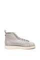 adidas Originals Pantofi sport mid-high de piele nabuc Superstar Femei