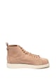 adidas Originals Pantofi sport mid-high de piele nabuc Superstar Femei