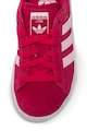 adidas Originals Pantofi sport de piele intoarsa si piele ecologica Campus Fete