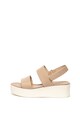 Call It Spring Sandale wedge de piele ecologica Adericia Femei