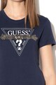 GUESS JEANS Modáltartalmú póló díszes logóval női