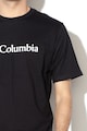Columbia Тениска с деколте в основата на врата и щампа на лого CSC Basic, Черен Мъже