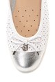 Caprice Bőr balerina cipő dekoratív masnival női