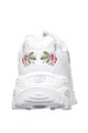 Skechers Pantofi sport de piele ecologica si piele peliculizata Bright Blossom Femei