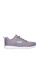 Skechers Pantofi sport de plasa cu branturi cu amortizare Graceful Femei