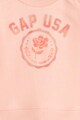 GAP Bluza sport cu decolteu la baza gatului si imprimeu logo Fete