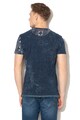 DESIGUAL Tricou cu aplicatii din denim Dirk Barbati