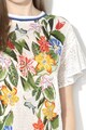 DESIGUAL Ленена тениска Silvana с флорален десен Жени