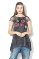 DESIGUAL Тениска Betsy с мрежест горен слой Жени