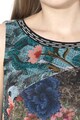 DESIGUAL Топ Tiglits с разнороден десен Жени