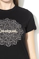 DESIGUAL Tricou cu broderie logo Manchester Femei