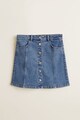 Mango Fusta mini de denim Vicky Femei