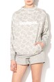 DESIGUAL Bluza sport cu captuseala din fleece, pentru antrenament Camo Flower Femei