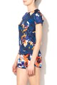 DESIGUAL Tricou cu imprimeu floral, pentru fitness Femei
