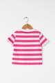 Agatha Ruiz de la Prada Tricou in dungi cu flori brodate cu aspect stralucitor Fete