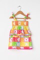 Agatha Ruiz de la Prada Rochie vaporoasa fara maneci, cu imprimeu Fete