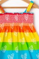 Agatha Ruiz de la Prada Рокля Rainbow с цветен блок Момичета