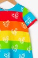 Agatha Ruiz de la Prada Rainbow A-vonalú mintás ruha Lány