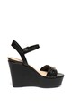 Guess Sandale wedge de piele Femei