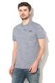 BLEND Tricou polo din material pique Barbati