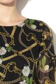 Liu Jo Rochie midi evazata cu model floral si curea Abito Femei