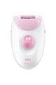 Braun Epilator  , 20 pensete, 1 accesoriu, 2 viteze, Alb/Roz Femei