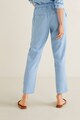 Mango Pantaloni relaxed fit din lyocell Fluido Femei