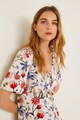 Mango Rochie midi evazata, cu imprimeu floral Bee Femei