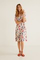 Mango Rochie midi evazata, cu imprimeu floral Bee Femei