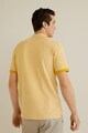 Mango Tricou henley cu mansete contrastante Branch Barbati