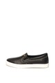 Lauren Ralph Lauren Pantofi slip-on de piele si material textil Ria Femei